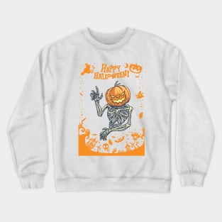 Halloween Torrent card pumpkin Crewneck Sweatshirt